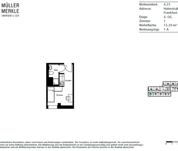 Modernes 1-Zimmer-Apartment zu vermieten! - Photo 4