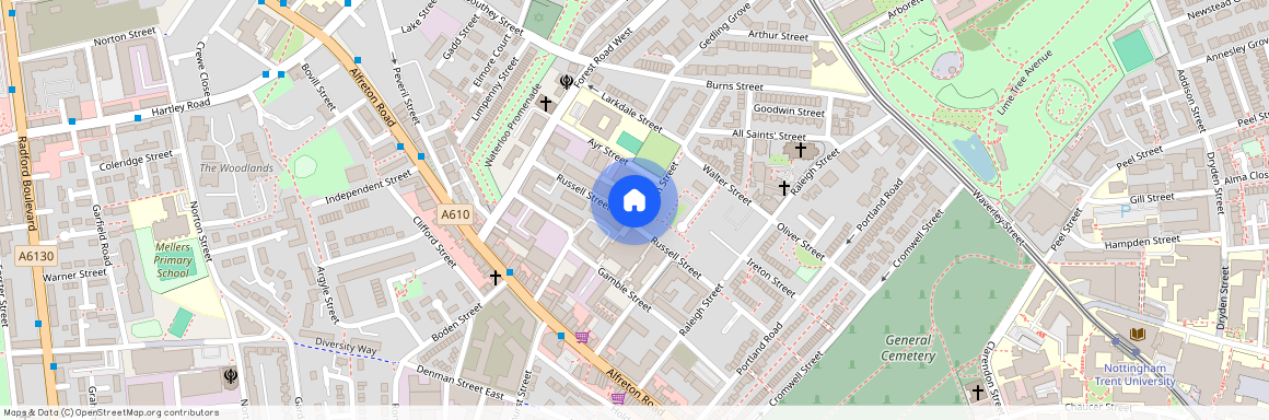 Russell Street, Nottingham NG7