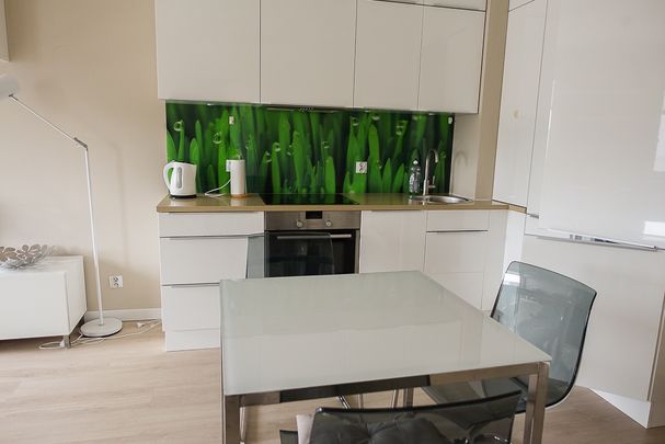 Centrum. Umebl. apartament 2pok. balkon 2300+340 - Фото 1