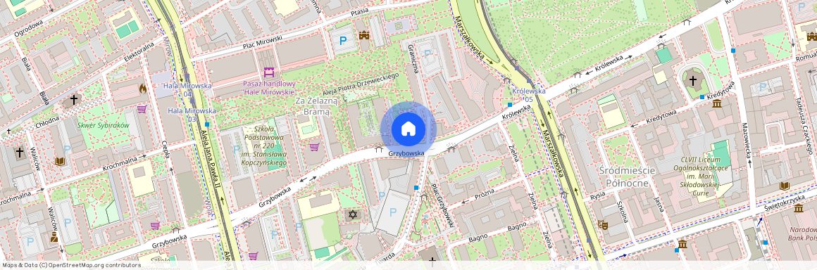 Warszawa, Śródmieście, Warszawa, Śródmieście, Grzybowska