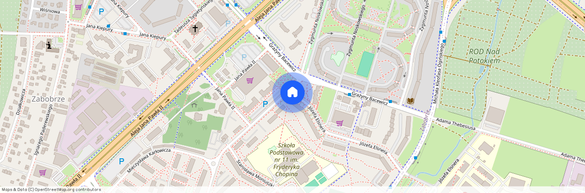 Jelenia Góra M., Jelenia Góra, Zabobrze