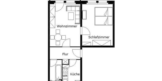 2-Raum-Wohnung in grüner Wohngebietslage - Photo 3