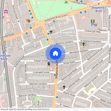 Nelson House, 1 Westwick Gardens, W14