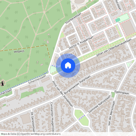 Patijnpark, 3705 HG, Johan van Oldenbarneveltlaan, Zeist