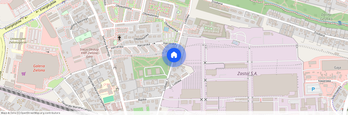 ul. Ludowa, Centrum, Zielona Góra, lubuskie