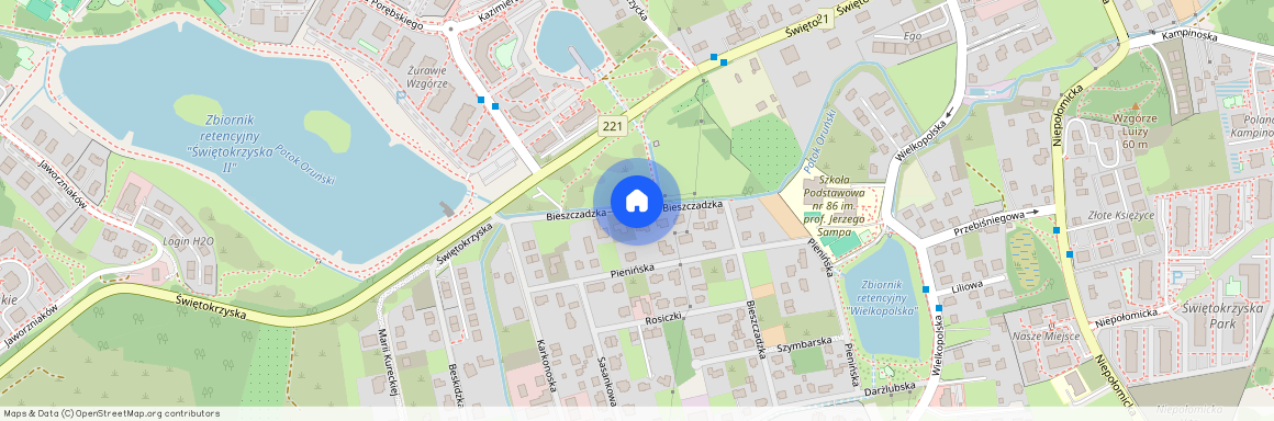 ul. Bieszczadzka, Ujeścisko-Łostowice, Gdańsk, pomorskie