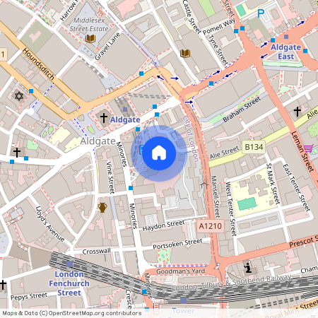 Alie Street, Aldgate, London, E1