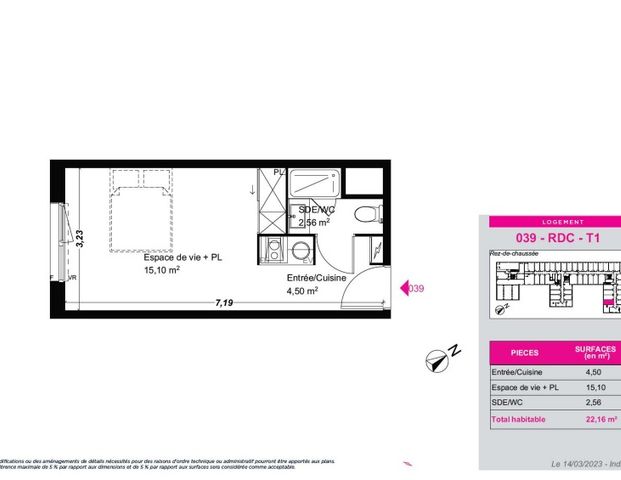 Location Appartement 1 pièce 22m² FRANQUEVILLE ST PIERRE 76520 - Photo 1