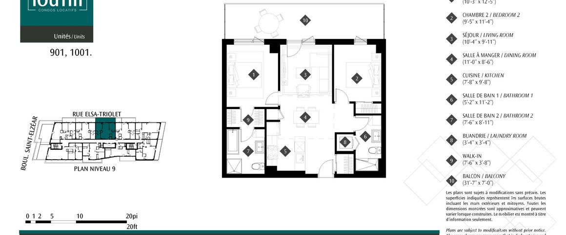 Appartements de luxe4½ à louer - Photo 1