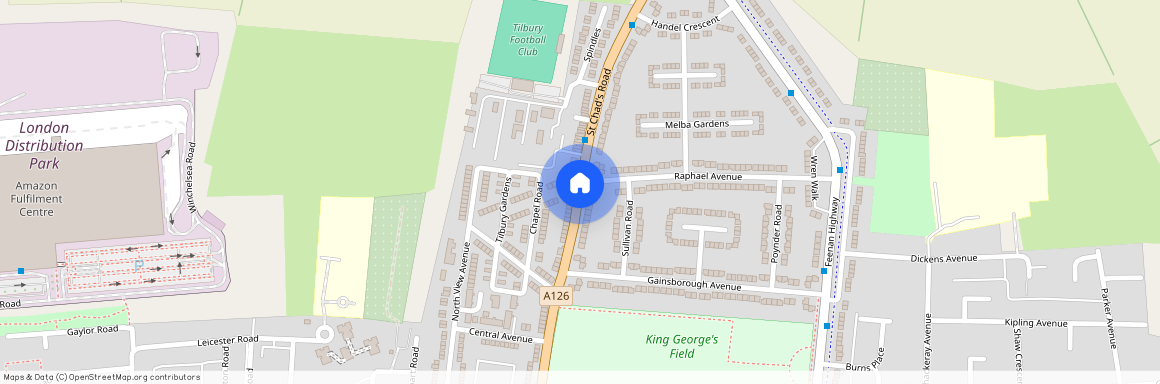 St Chad road, Tilbury, RM18