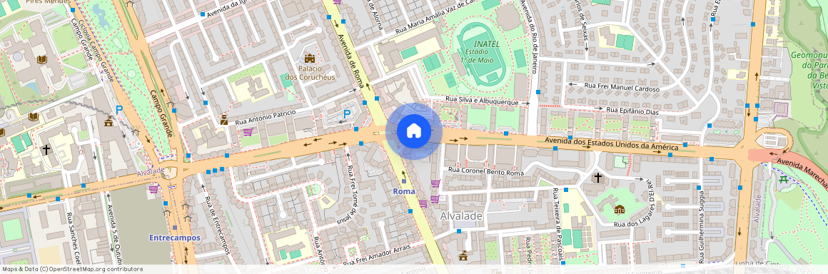 Avenida dos Estados Unidos da América, Lisbon, Lisbon 1700-167