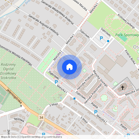 ul. Kazimierza Wielkiego, Świebodzice, świdnicki, dolnośląskie