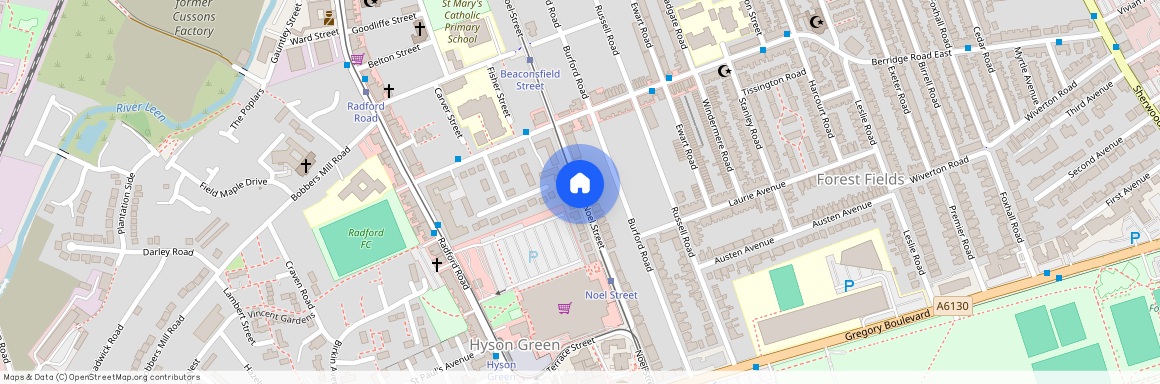 Noel Street, Nottingham, NG7