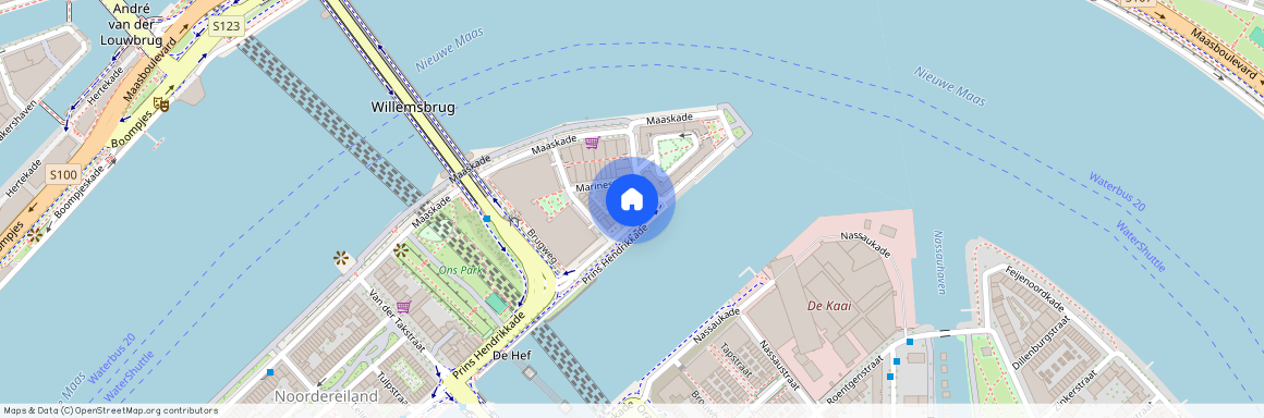 Prins Hendrikkade 11-N, Noordereiland, 3071KB, Rotterdam