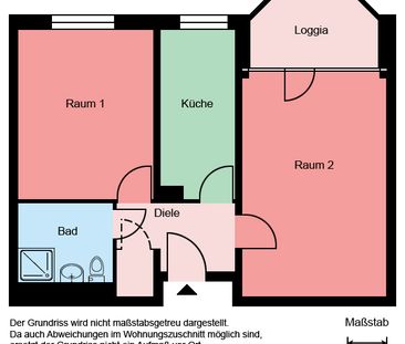 Demnächst frei! 2-Zimmer-Wohnung in Witten Mitte - Foto 1