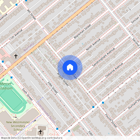 google map, New Westminster, New Westminster, Metro Vancouver, V3L 2W6