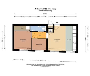 Appartement te huur: Molenstraat 15-D 2513 BH Den Haag - Photo 1