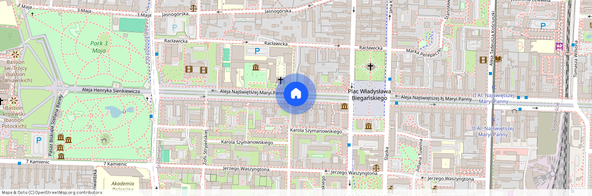 al. Aleja Najświętszej Maryi Panny, Śródmieście, Częstochowa, śląskie