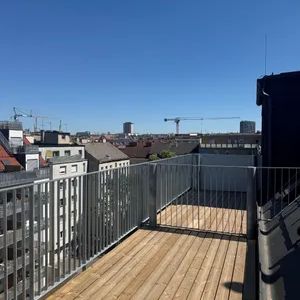 Erstbezug: City-Penthouse Dachgeschosswohnung mit 12 m² Balkon und Blick über Wien ab 1.05.2026 - Foto 1
