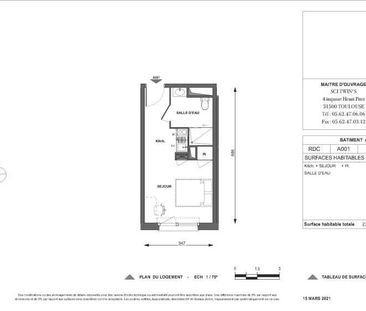 Location Appartement 1 pièce 22m² JOUE LES TOURS 37300 - Photo 5