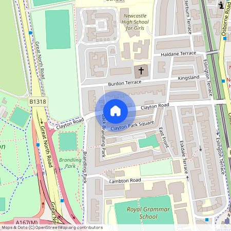1 bedroom Student Detached house to rent in Clayton Road, Newcastle Upon Tyne NE2