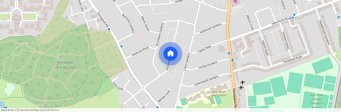 Hanover Gardens, Fairlop IG6