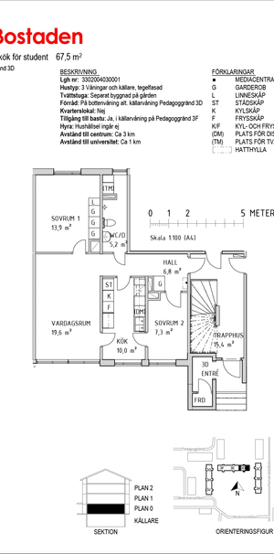 Pedagoggränd 3 D - Foto 1