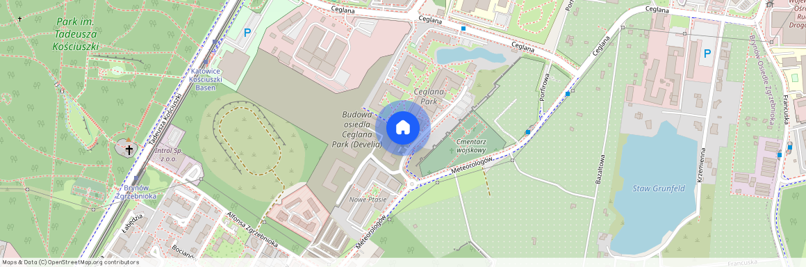 ul. Meteorologów, Brynów-Osiedle Zgrzebnioka, Katowice, śląskie