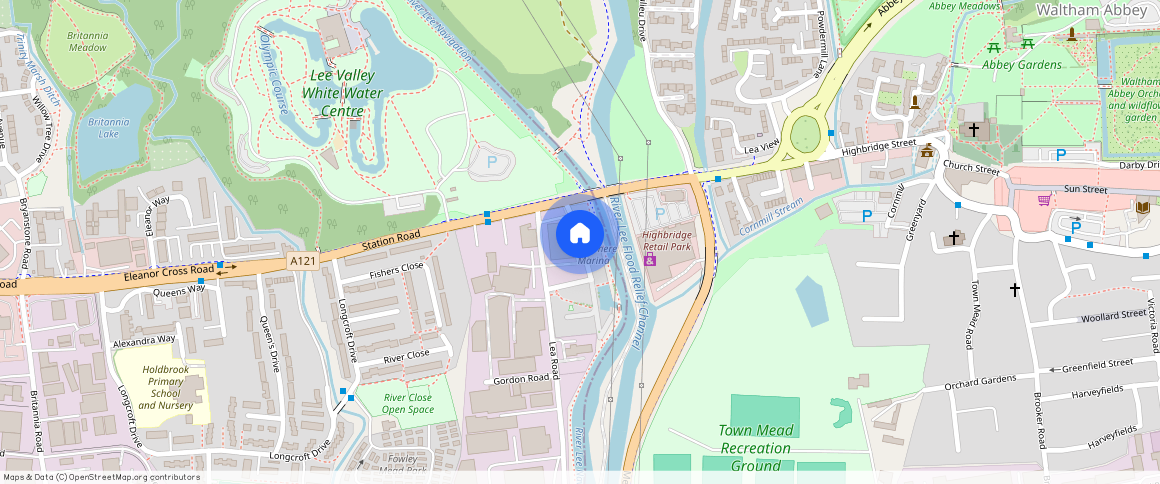 Hazlemere Marina, Waltham Abbey