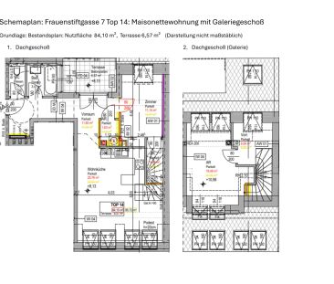 Hochwertige Dachgeschosswohnung mit Terrasse sowie Klimaanlage - Er... - Photo 6