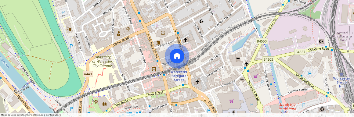 Sansome Walk, Worcester, Worcestershire, WR1