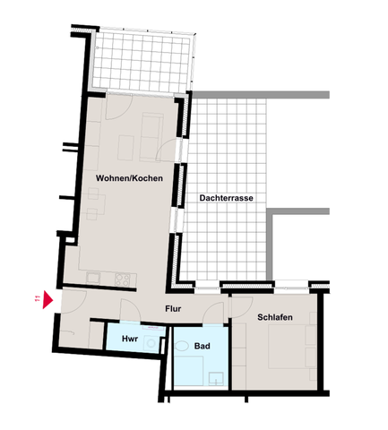 Neubau / Erstbezug 1. März: Moderne 2-Zimmer-Wohnung mit Einbauküche, Loggia, Terrasse, Fußbodenheizung uvm. - Photo 4