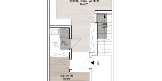 Neubau 2-Zimmer-Wohnung im Reihenhaus mit Garten in Trier-Euren! - Photo 3