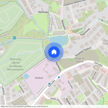 ul. Myśliwska, Ujeścisko-Łostowice, Gdańsk, pomorskie