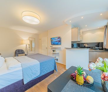 City-Residence: Modern ausgestattetes Apartment mit Balkon nahe Eur... - Photo 4