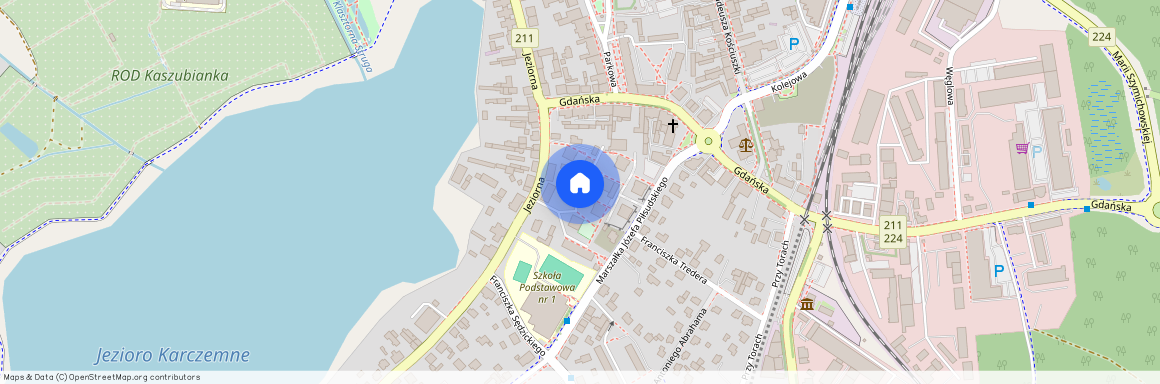 os. gen. Władysława Sikorskiego, Kartuzy, Kartuzy, kartuski, pomorskie