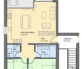 3.5 Zimmer, 84 m², 1. Stock - Foto 3