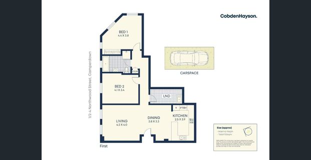 Large two-bedroom apartment in sought-after location - Photo 1