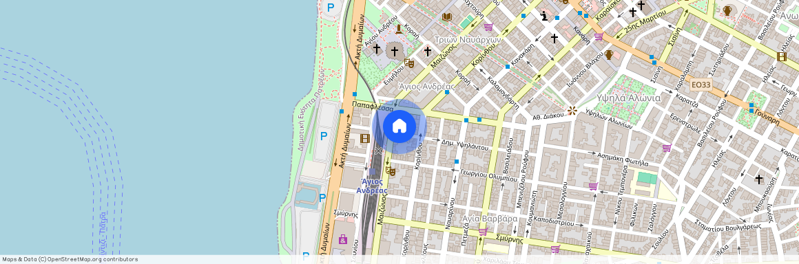 Δημ. Υψηλάντου 11, Πάτρα 262 22, Ελλάδα (26222)