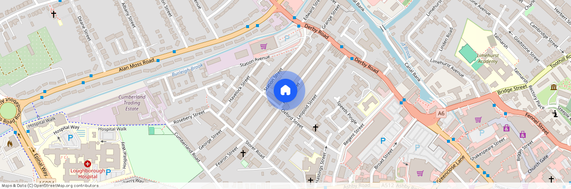 108 Paget Street - Off Street Parking & 4 Huge Doubles, £104, Loughborough