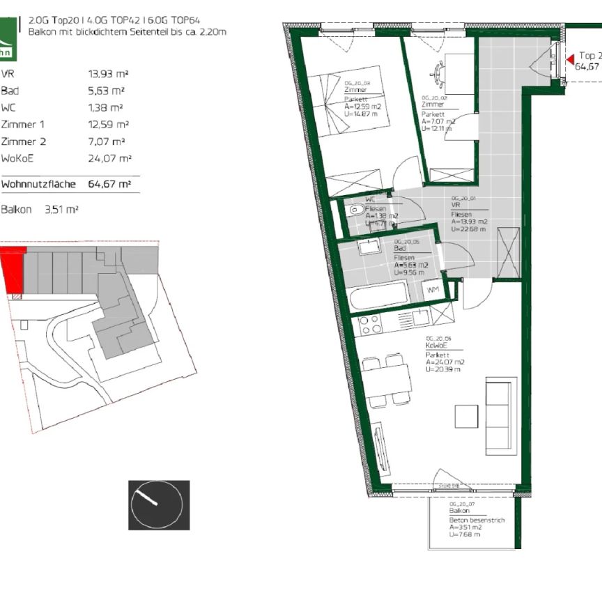 Ungergasse: Sonnige Mietwohnung mit Parkblick wartet auf Sie! - Photo 1