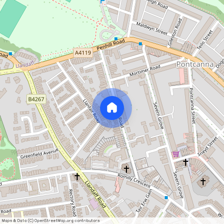 1 BED FLAT for Rent - 35 Conway Road, Flat 4, Pontcanna, Cardiff. CF11 9NU