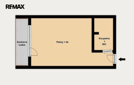 Pronájem bytu 1+kk 24 m² - Фото 3