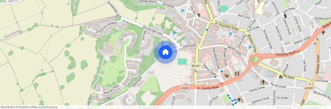 2 Stockbridge Court, Daltongate, Ulverston, Cumbria, LA12 7BE