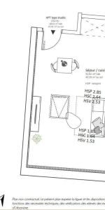 Appartement à louer 1 pièce 45.91m² - Photo 3