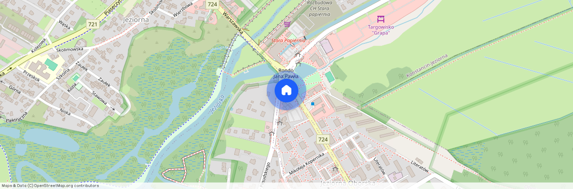 ul. Józefa Piłsudskiego, Konstancin-Jeziorna, Konstancin-Jeziorna, piaseczyński, mazowieckie