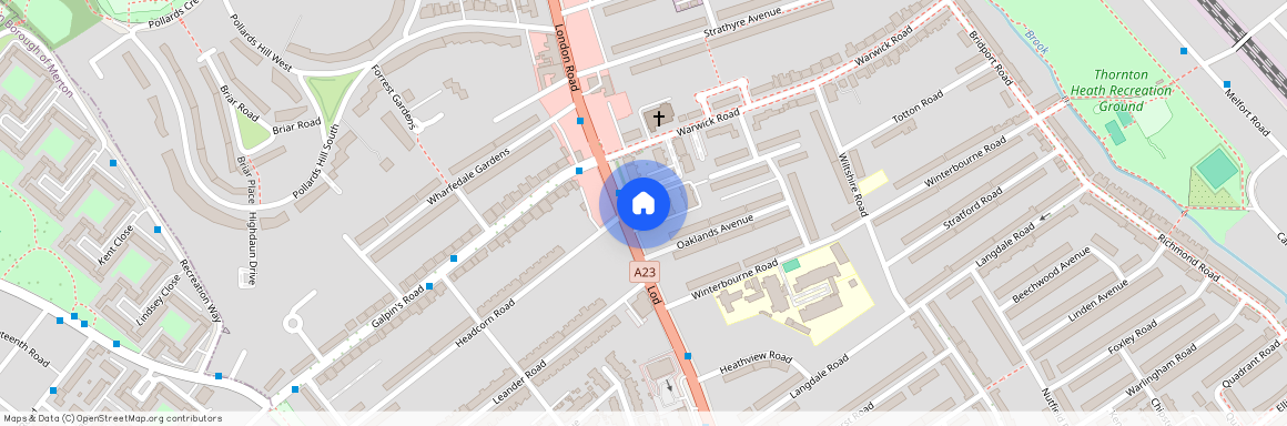 Warwick Gardens, London Road, Thornton Heath, CR7