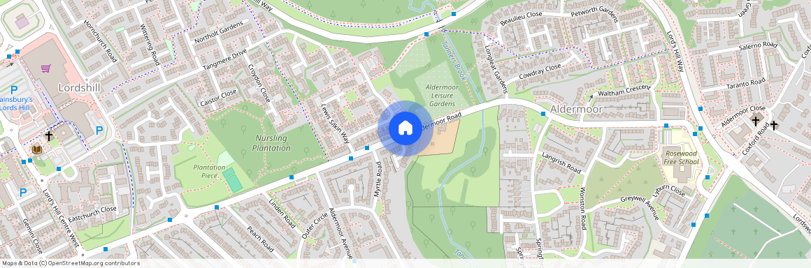 Aldermoor Road, SO16