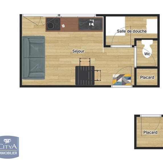 Location Appartement 1 pièce 16m² ROUEN 76000 - Photo 2