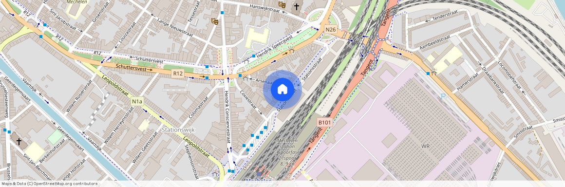 Stationsstraat 24 A / 2VR, 2800 Mechelen